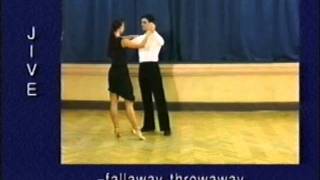 Jive dance steps 16 Fallaway throwaway [upl. by Airetal]