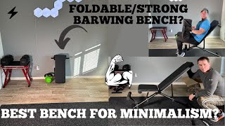 Folding Weight Bench that packs a punch BARWING [upl. by Laurette]