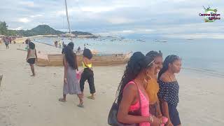 Madagascar 🇲🇬 discovering beaches roads people of Nosy Be Real life in Ambatoloaka [upl. by Cannell]