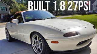 350WHP Boosted Miata  Grandpa Spec [upl. by Atiuqrahs]