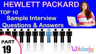 Hewlett Packard  HP top most important interview questions and answers online Videos [upl. by Aima319]