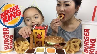 BURGER KING Bacon amp Cheese Whopper Chicken Fries  Mukbang  NE Lets Eat [upl. by Neras353]