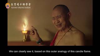 Fire Flame Meditation Tummo explained by Garchen Rinpoche [upl. by Eittod]