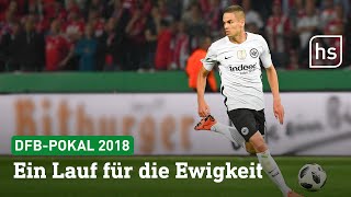 quotBruder schlag den Ball langquot – DFBPokal Sieg 2018  hessenschau [upl. by Drawdesemaj]