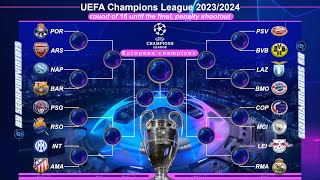 UEFA Champions League 20232024 • Calci di Rigore ottavi di finale fino alla finale • COM vs COM [upl. by Atiluap]