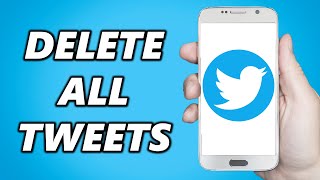 How to Delete All Tweets on Twitter at Once [upl. by Nosylla]