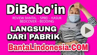 AKU DiBoboin Langsung setelah review bantal  sprei  kasur  bedcover dari pabriknya Nyooh [upl. by Akemeuwkuhc59]