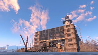 Fallout 4 Kingsport Lighthouse Settlement Build [upl. by Fevre608]