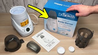 Unboxing Dr Brown’s Deluxe Baby Bottle Warmer and Sterilizer [upl. by Letsirc]