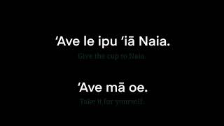 Samoan Language   Ave [upl. by Surtemed]