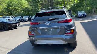 Carfive  Gray 2021 Gasoline Hyundai Kona Ultimate AWD SUV [upl. by Allx]