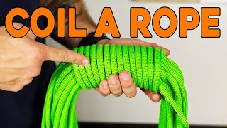 How to coil a climbing rope like a pro [upl. by Ernest118]