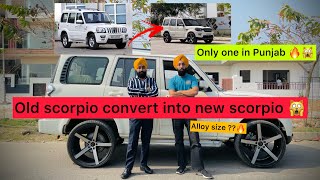 Old Scorpio convert into new scorpio 🔥 only one in punjab 🙀 4lakh  modification 🔥🙀 [upl. by Llenrahs]