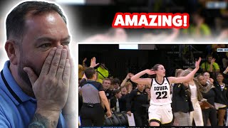 BRITS React to 🚨 Caitlin Clark DROPS 35pts BREAKS NCAA Scoring Record [upl. by Michey]