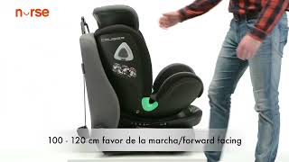 Cruiser 360º iSize 40150cm 012 years All Stages Car Seat [upl. by Fidellas]