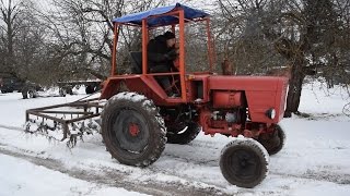 Tractor T25 Cold Start 5C Degrees 1080p [upl. by Nalloh]