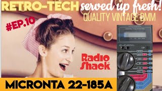 RETROTECH ○ MICRONTA 22185A Vintage Multimeter Mini Review amp Teardown [upl. by Charbonneau]