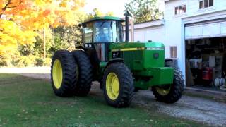 John Deere 4555 Straight Pipe HD [upl. by Uy]