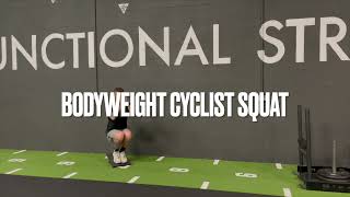 BODYWEIGHT CYCLIST SQUAT [upl. by Latty455]