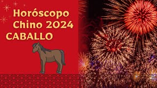 2024 HORÓSCOPO CHINO CABALLO 🐴  1942 1954 1966 1978 1990 2002 2014 y 2026 [upl. by Augustin]