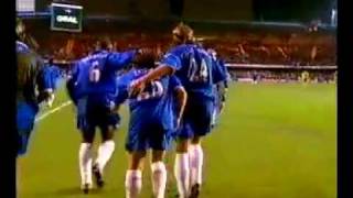 Gianfranco Zola Great Backheel Goal Chelsea v Norwich FA Cup [upl. by Inafets]