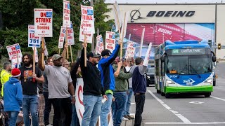 IAM 751 President Wants Boeing Strike Resolved Quickly [upl. by Ydnab759]