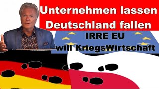 Unternehmen lassen Deutschland fallen IRRE EU will KriegsWirtschaft  WissensWerte [upl. by Annah]