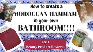 Moroccan Hammambath in your own bathroom [upl. by Innattirb]