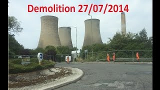 Didcot Power Station Demolition 27072014 [upl. by Ianaj271]