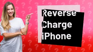 Can you reverse charge iPhone with iPad [upl. by Nnylkcaj]