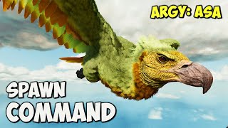 Argentavis ARK Survival Ascended Spawn COMMAND  How To Summon ARGENTAVIS Ark ASA Code [upl. by Misha949]