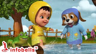 சிட்டியுடன் மழையில் விளையாடலாம் வாங்க  Tamil Rhymes and Kids Cartoons  Infobells [upl. by Ibson444]