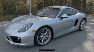 2014 Porsche Cayman S Start Up Exhaust and In Depth Review [upl. by Lanta]