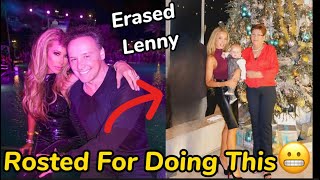 Lisa Hochstein roasted for removing estranged husband Lenny from family photo 😬😬😬 [upl. by Faus]