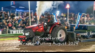 Superfarm Tractor Pulling From Great Eccleston  August 2024 [upl. by Vanna]