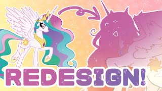 redesigning my little pony characters ✧ speedpaint amp commentary ♡ [upl. by Asiluy]