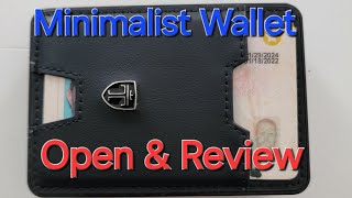 Travando Minimalist Wallet Open And Review [upl. by Nairbal]