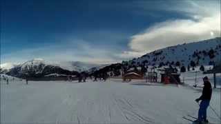 Skiing from Soldeu to Grau Roig 28012015 [upl. by Foah]