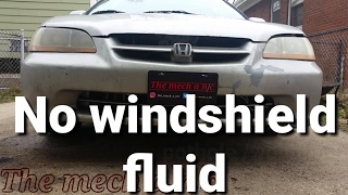 98  02 honda accord no windshield fluid [upl. by Martha]