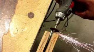 How To Cut Through Metal and Remove A Bolt Head [upl. by Ahsenyl378]