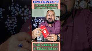 SMIRNOFF Tripled Distilled amp 10 times Filtered smirnoff nilgirikashyap [upl. by Ynnam929]