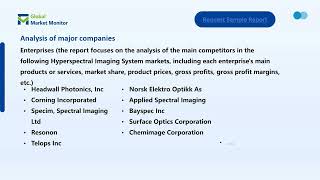 Hyperspectral Imaging System Market Will Notice USD 5673194 Million with a CAGR of 1805 by 2030 [upl. by Ashti]