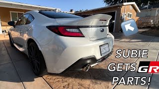 2022 Subaru BRZ limited  TRD spoiler  Ducktail Install [upl. by Ricoriki]