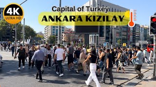 Capital of Turkey  Ankara Kızılay Square Walking Tour 2023 Ankara walking [upl. by Moore]