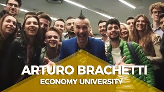 Meeting with Economics students  Arturo Brachetti  2017 [upl. by Rafa289]