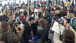 Numberi 平野紫耀 Sho Hirano ひらの しょう 香港空港 Hong Kong Airport Departure to Haneda Tokyo Japan 20231201 [upl. by Ahsienod]