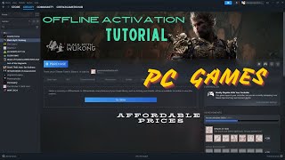 HOW TO DO OFFLINE ACTIVATION  ORIGNAL PC GAMES AT CHEAP RATES [upl. by Nivalc79]