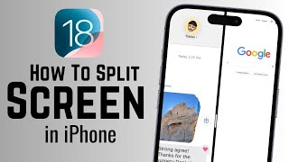 How to Split Screen on iPhone iOS 18 [upl. by Allred663]