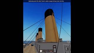 Roblox TitanicNew York [upl. by Enomrej]