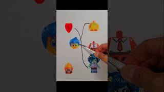 Insideout2 lego figure assemble puzzle 🧩 shorts trending papercrafts [upl. by Violeta]